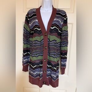 Missoni V-Neck Long Cardigan